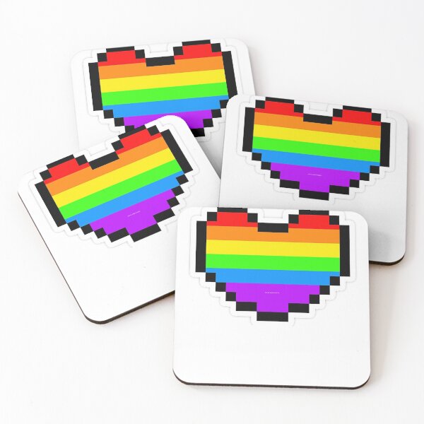 Item preview, Rainbow heart designed and sold by vidu jay.