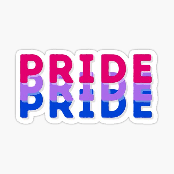 Bi Pride Bisexual Flag Lgbt Bisexuality Sticker By Jozefrespicio