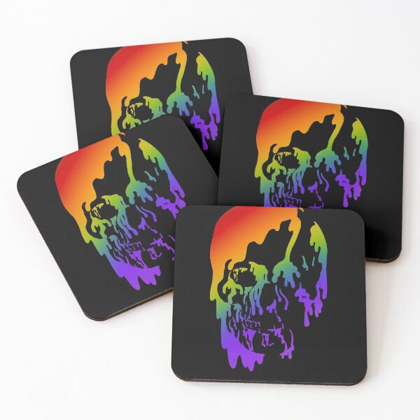 Item preview, Pride Paint Drip Skull designed and sold by MqBelle.