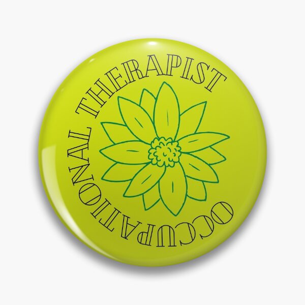 Item preview, Occupational Therapist flower design designed and sold by PinkArtDesigns.