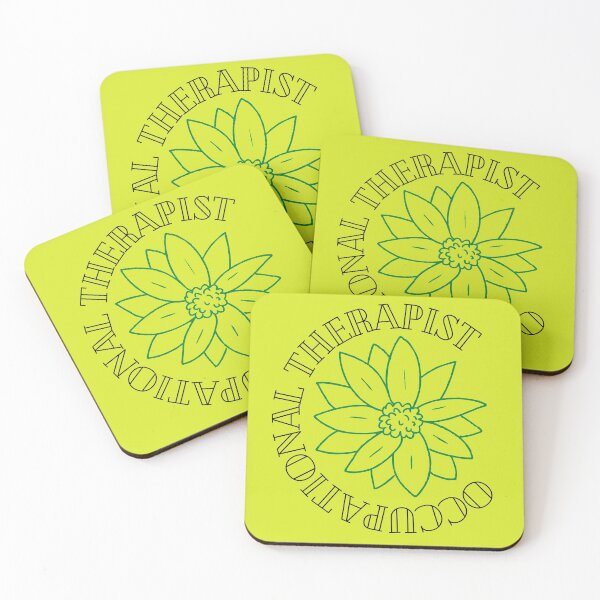Item preview, Occupational Therapist flower design designed and sold by PinkArtDesigns.