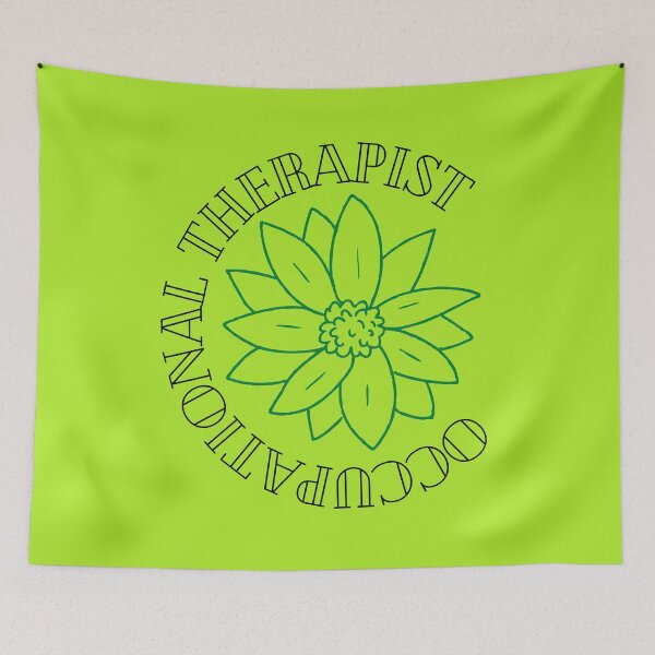 Item preview, Occupational Therapist flower design designed and sold by PinkArtDesigns.