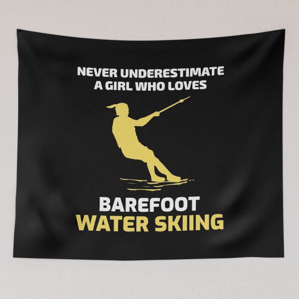 Item preview, Barefoot skiing Water Sport Motorboat Girl designed and sold by CuteDesigns1.