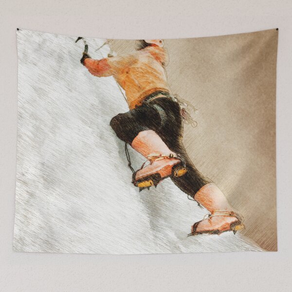 Item preview, mountaineer climbing sport art #mountaineer #climbing #sport designed and sold by JBJart.