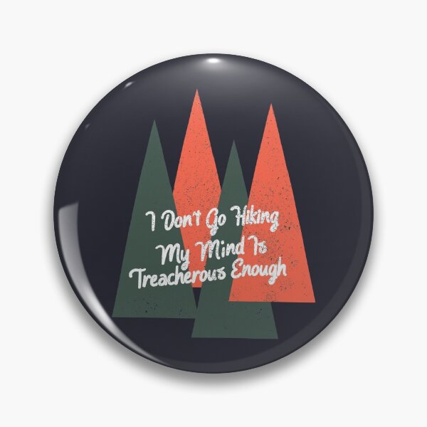 Item preview, Introvert Treacherous Mind Hiking Quote designed and sold by Creatively Torn.