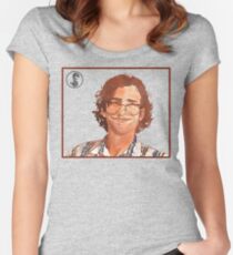 Kyle Mooney Illustrated Potrait Women's Fitted Scoop T-Shirt