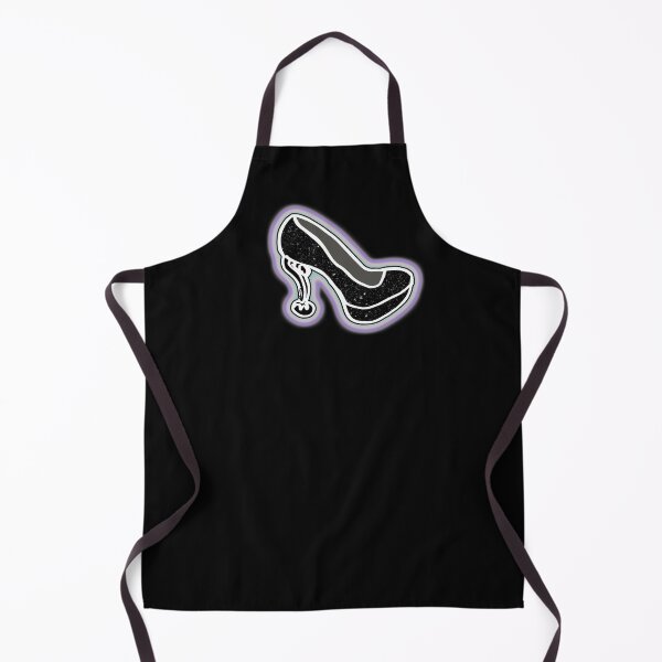 Item preview, Fluevog Escarpin Shoe Black Glitter with Rainbow Glow designed and sold by anne m bray.
