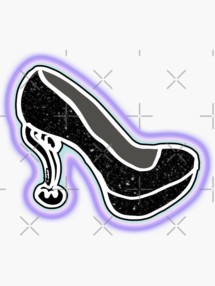 Artworks Escarpins Art Fluevog Escarpin Shoe Black Glitter With