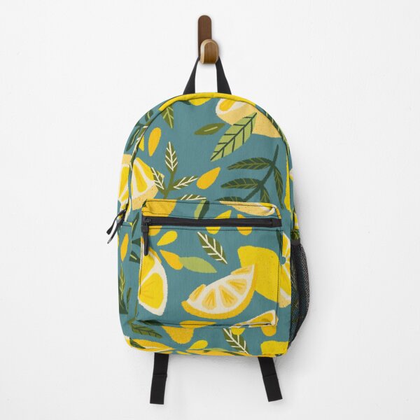 Item preview, Lemon Blooms – Blue designed and sold by Cat Coquillette.