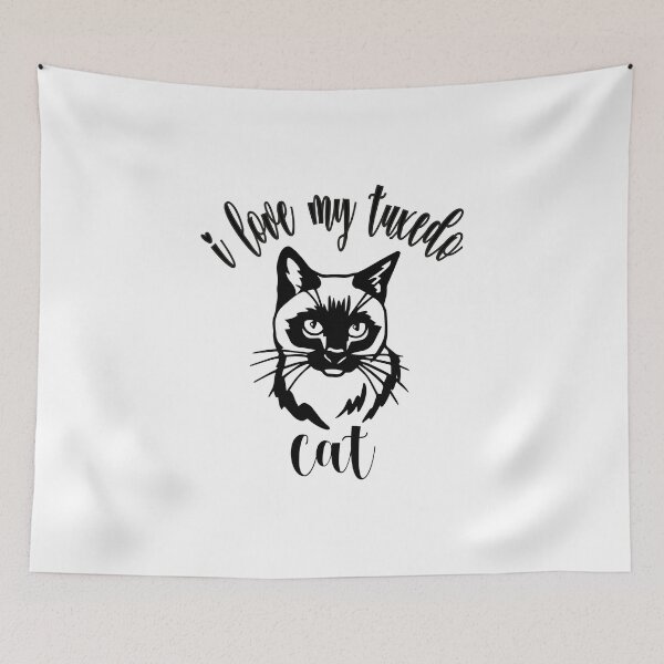 Item preview, I love my tuxedo cat t shirt designed and sold by Zosef-artist.