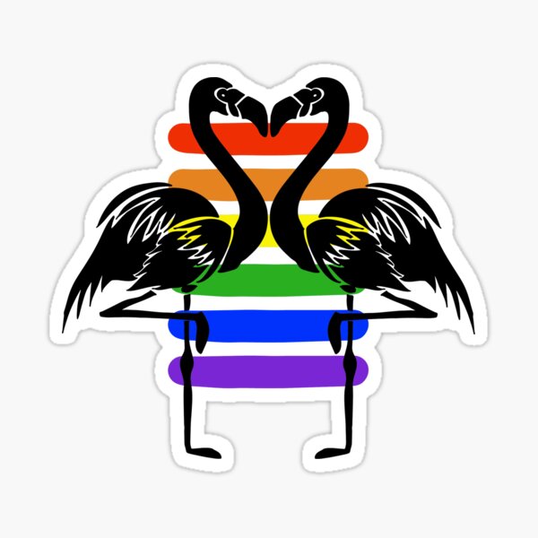 Flamingo Pride Sticker
