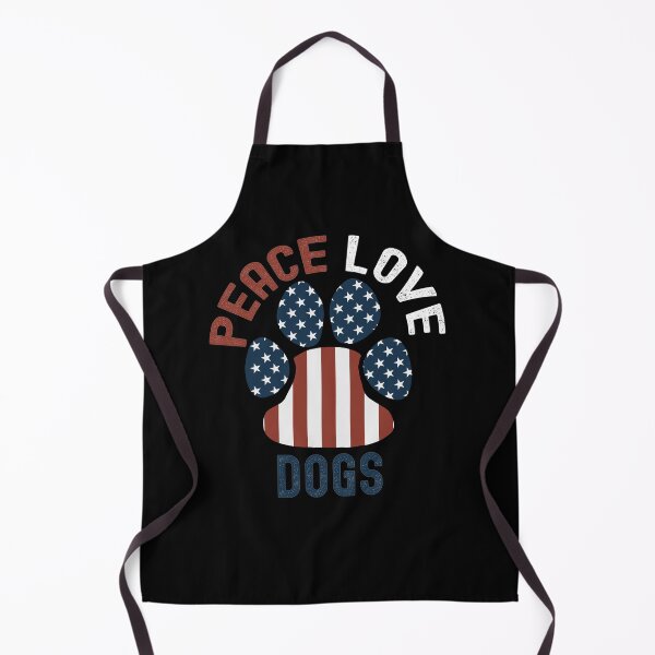 Item preview, Peace Love And Dogs, American Paw Pring designed and sold by SportyDogShop.