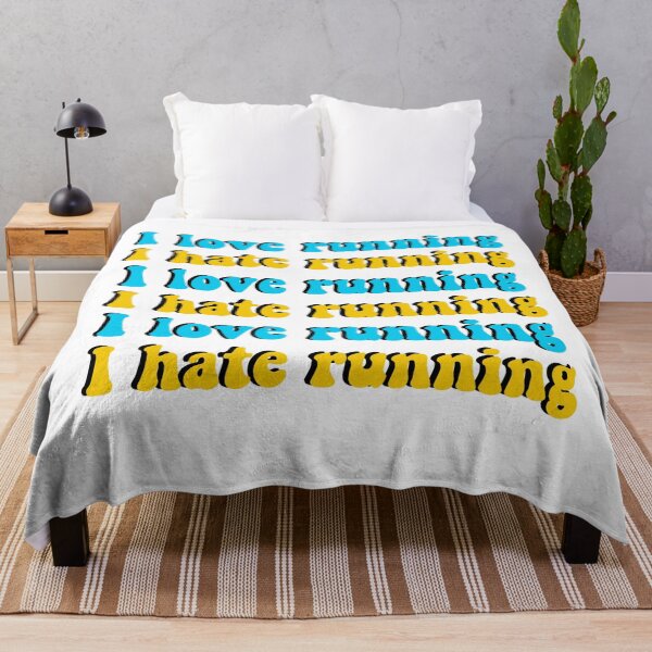 Item preview, I love running, I hate running designed and sold by juliapye.