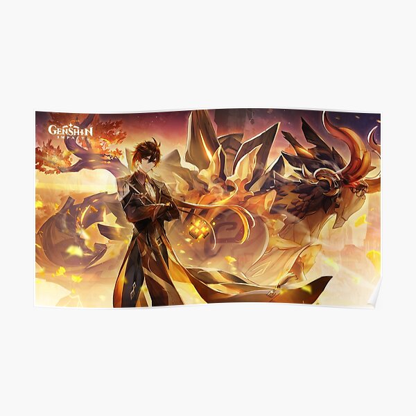 Genshin Impact Zhongli Poster