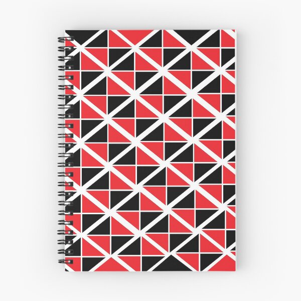 Item preview, Red Black Geometric Diamond Pattern designed and sold by Nisha Prabhu.