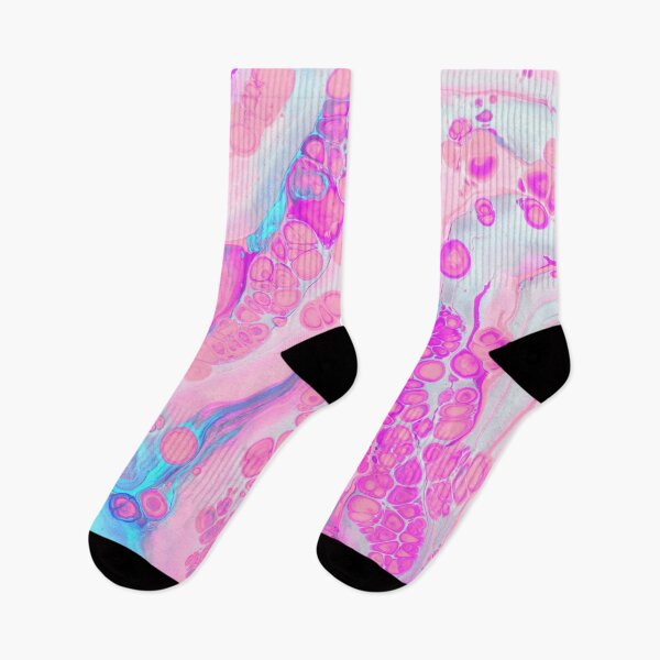 Item preview, Pink ink on cool water abstract art designed and sold by NexusArts.