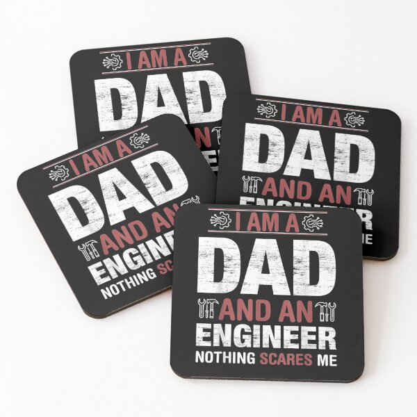 Item preview, Mens I Am A Dad And An Engineer Nothing Scares Me Father's Day  designed and sold by anniet33.