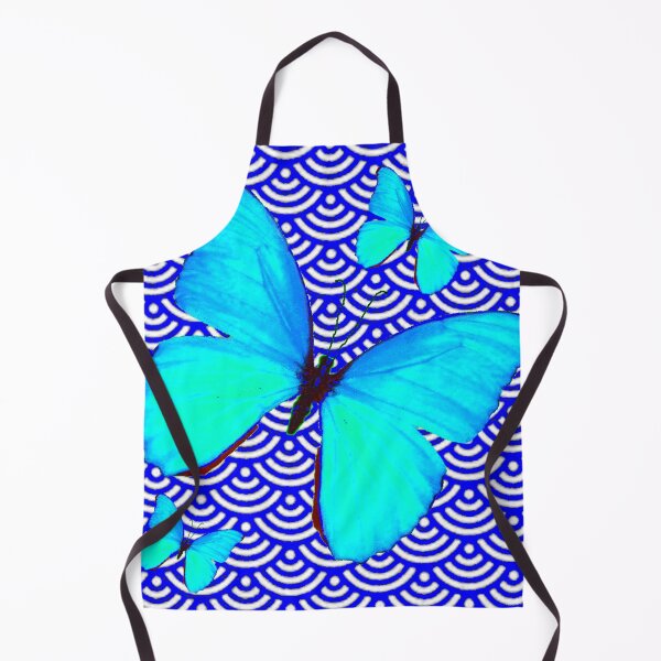 Item preview, BLUE ON BLUE PATTERN BLUE BUTTERFLY designed and sold by sharlesart.