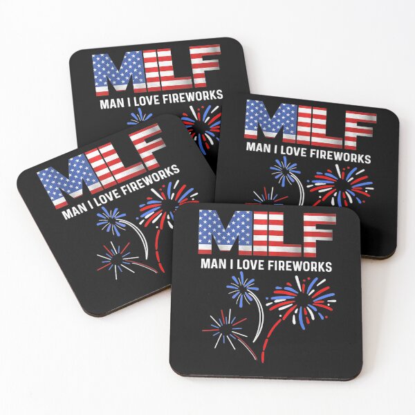 Item preview, Milf Man I Love Fireworks Funny American Patriotic July 4th  designed and sold by anniet33.