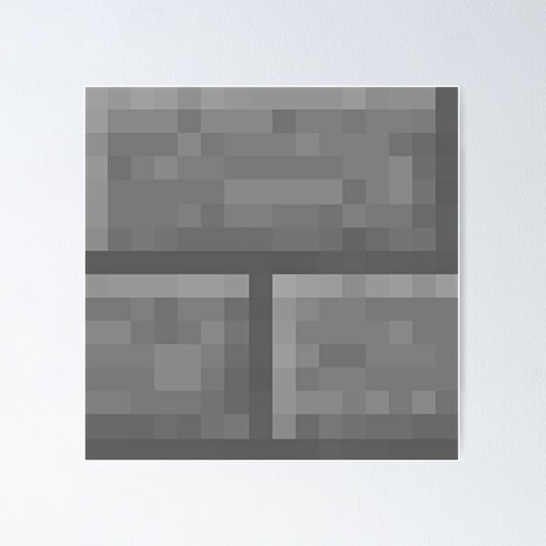 Pixelated Magma Block Poster for Sale by Dator