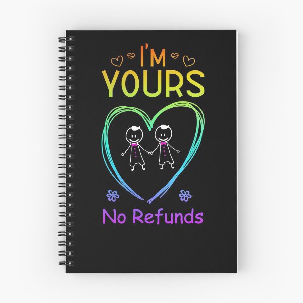 Item preview, Express your commitment!  I'm Yours No Refunds (Rainbow) 2 of 2 designed and sold by wravelo.