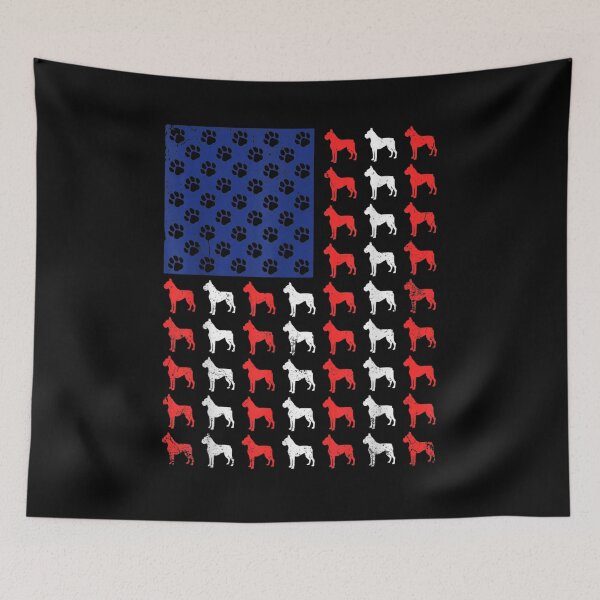 Item preview, Distressed Boxer Dog American Flag Dog Lover  designed and sold by tashiav.