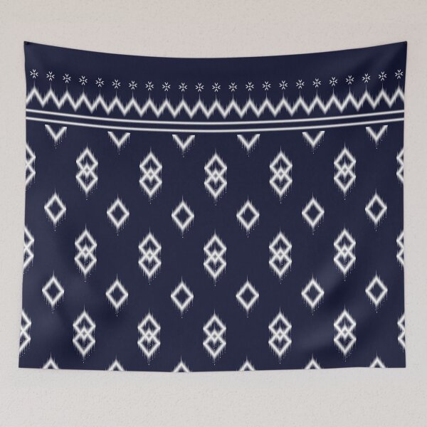 Artikelvorschau, Orientalische ethnische Ikat Muster Nahtlose Muster Traditioneller Hintergrund Kleidung Design Wrap Batik Für Teppich Tapete Stoff Vektor Illustration Stickerei Muster entworfen und verkauft von Pongsatorn298.