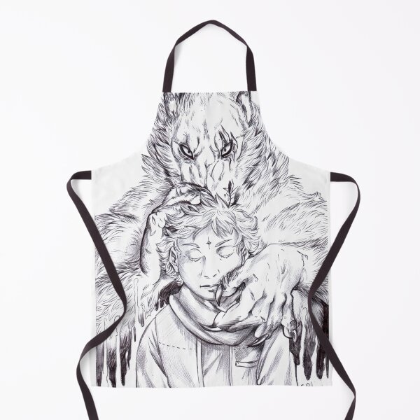 Item preview, The mage and the lycan lady (black and white) designed and sold by Furiarossa.