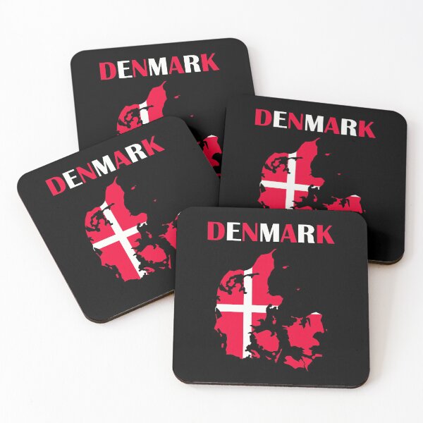 Item preview, denmark flag map europe designed and sold by BELASKRI STORE.