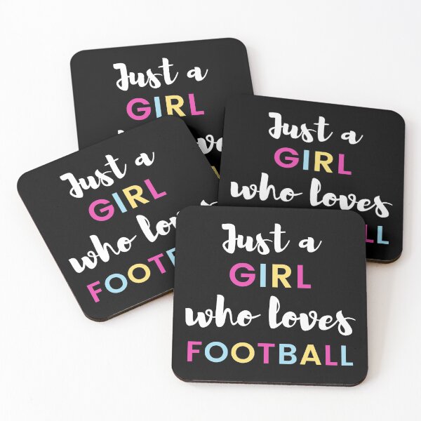 Item preview, Just a girl who loves football designed and sold by TheGreenGoat.