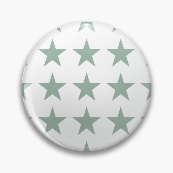 Item preview, Medium MUTED GREEN and WHITE STARS designed and sold by RachelMacht.
