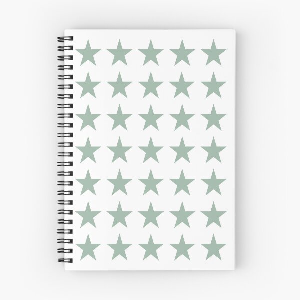 Item preview, Medium MUTED GREEN and WHITE STARS designed and sold by RachelMacht.