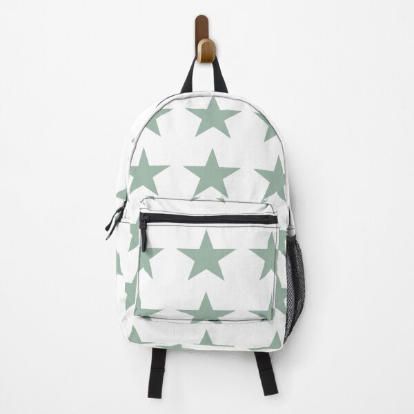 Item preview, Medium MUTED GREEN and WHITE STARS designed and sold by RachelMacht.