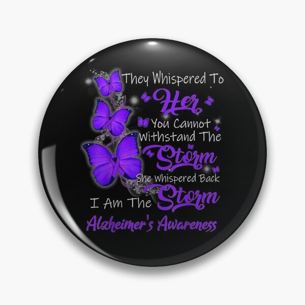 Item preview, I Am The Storm Alzheimer's Awareness  designed and sold by tashiav.