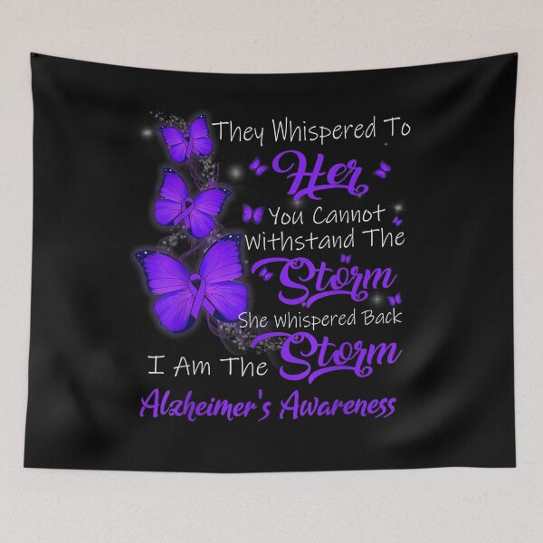 Item preview, I Am The Storm Alzheimer's Awareness  designed and sold by tashiav.