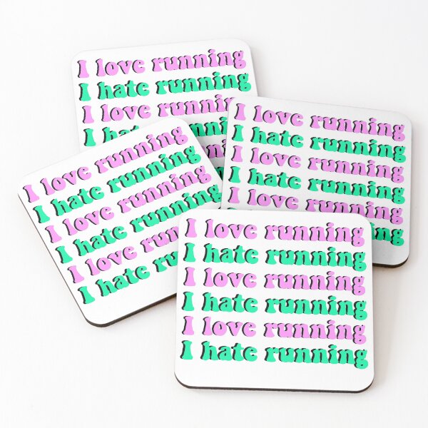 Item preview, Copy of I love running, I hate running designed and sold by juliapye.