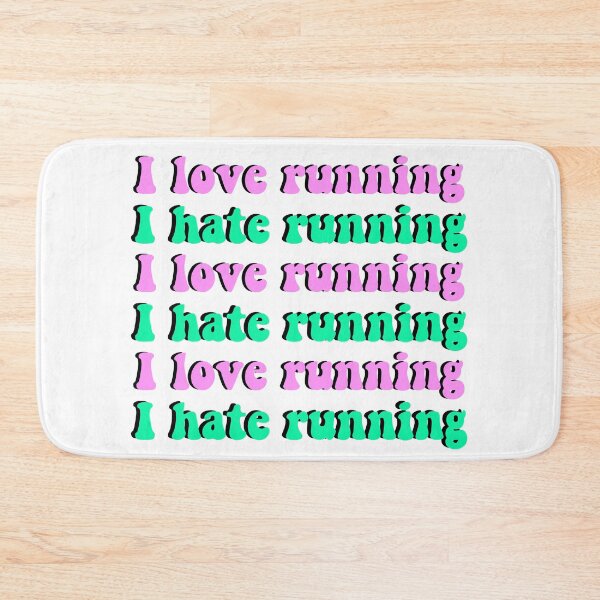 Item preview, Copy of I love running, I hate running designed and sold by juliapye.