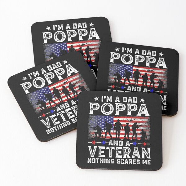 Item preview, Mens I'm A Dad Poppa And A Veteran For Dad Father's Day  designed and sold by tashiav.