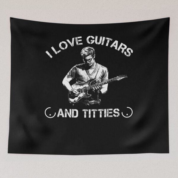 Item preview, I Love Guitars And Tittles Funny  designed and sold by anniet33.