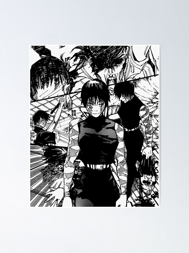 Alternate view of Maki Zenin Edit | Jujutsu Kaisen Poster