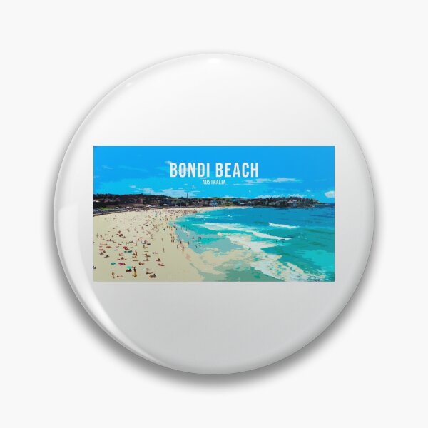 Item preview, BONDI BEACH AUSTRALIA - Best HD Bondi Beach Aussie Art Print Original Bondi designed and sold by Go Logo Designs.
