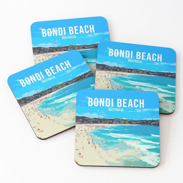 Item preview, BONDI BEACH AUSTRALIA - Best HD Bondi Beach Aussie Art Print Original Bondi designed and sold by Go Logo Designs.