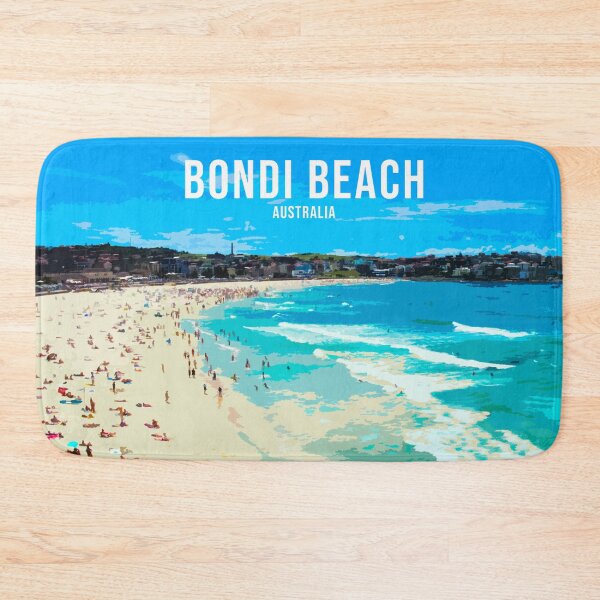 Item preview, BONDI BEACH AUSTRALIA - Best HD Bondi Beach Aussie Art Print Original Bondi designed and sold by Go Logo Designs.