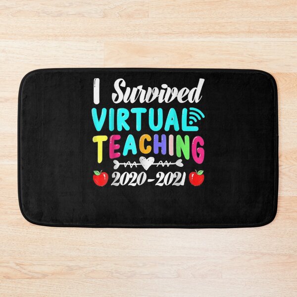 Item preview, I Survived Virtual Teaching End Of Year Teacher 2020 2021  designed and sold by anniet33.