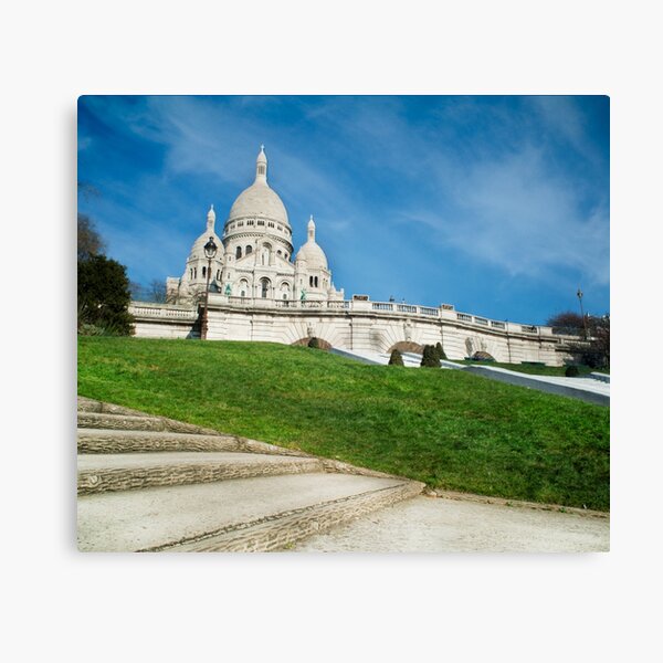Basilica of Mont Martre Paris France Canvas Print