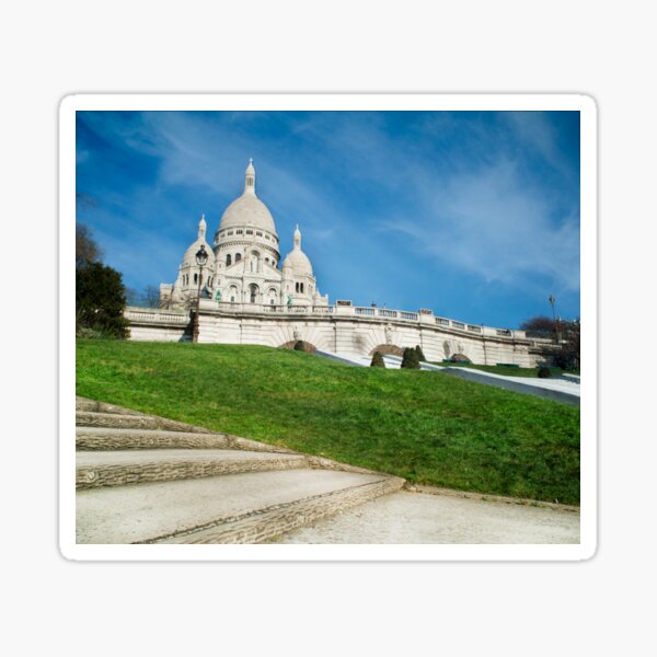 Basilica of Mont Martre Paris France Sticker