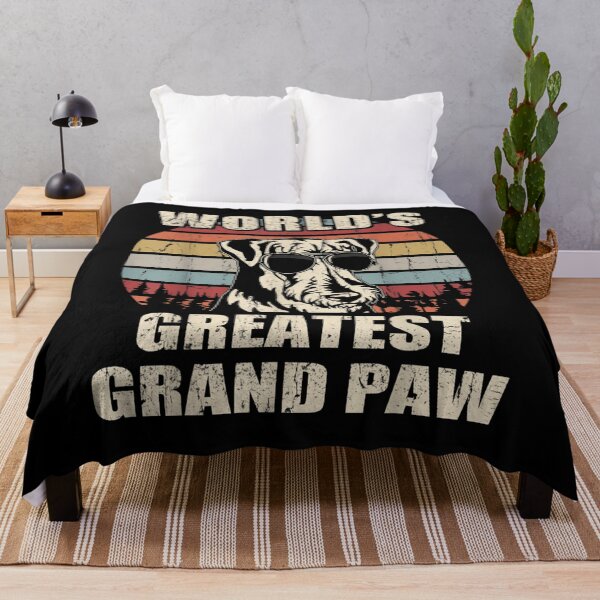 Item preview, World's Greatest Grand Paw Airedale Terrier Vintage Retro  designed and sold by anniet33.