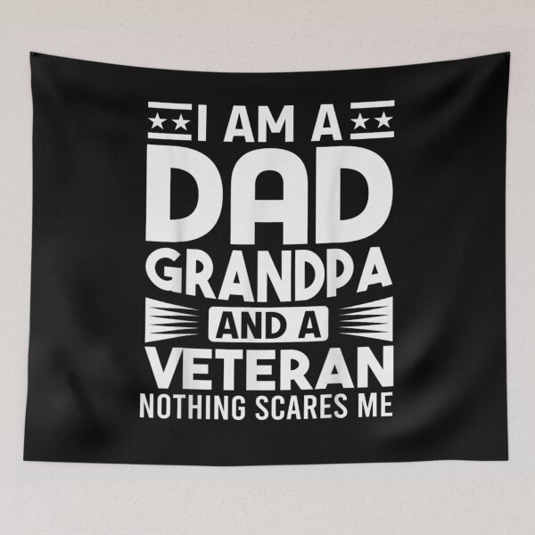 Item preview, Mens Gifts For Veterans Fathers I Am A Dad Grandpa And Veteran  designed and sold by anniet33.