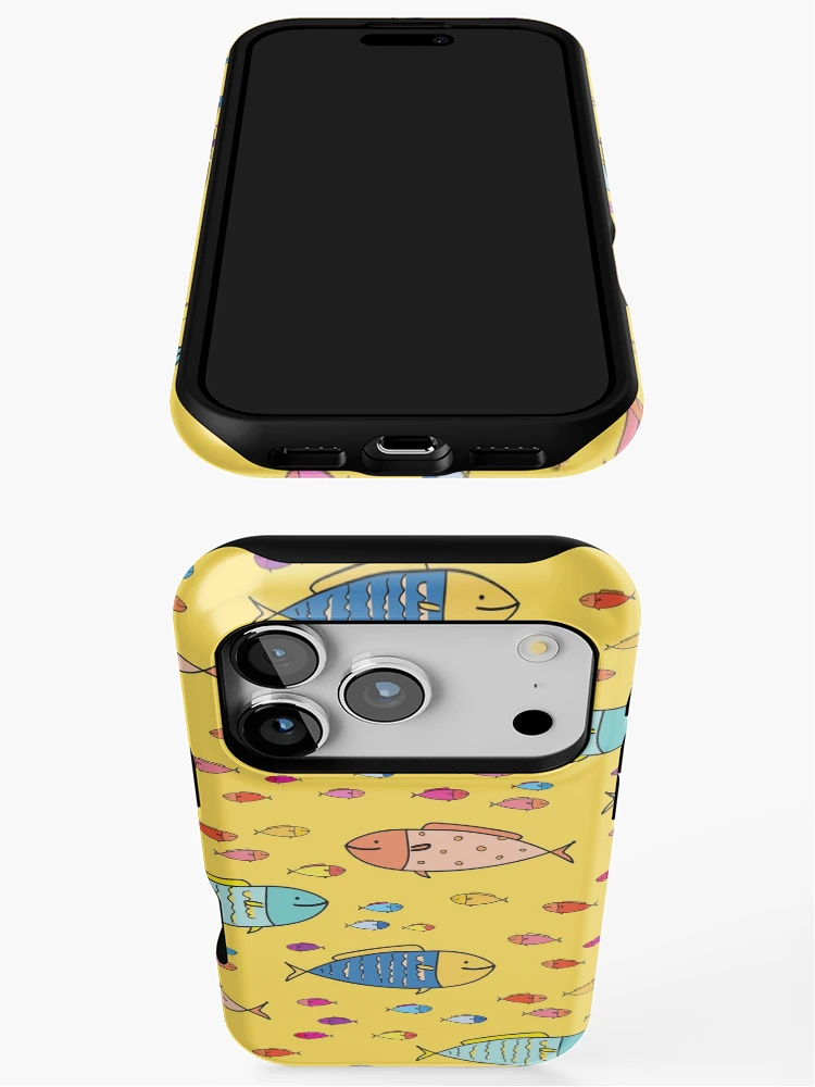 Thumbnail 3 of 4, iPhone Case, Summer Fish Pattern Design designed and sold by Youpattern.