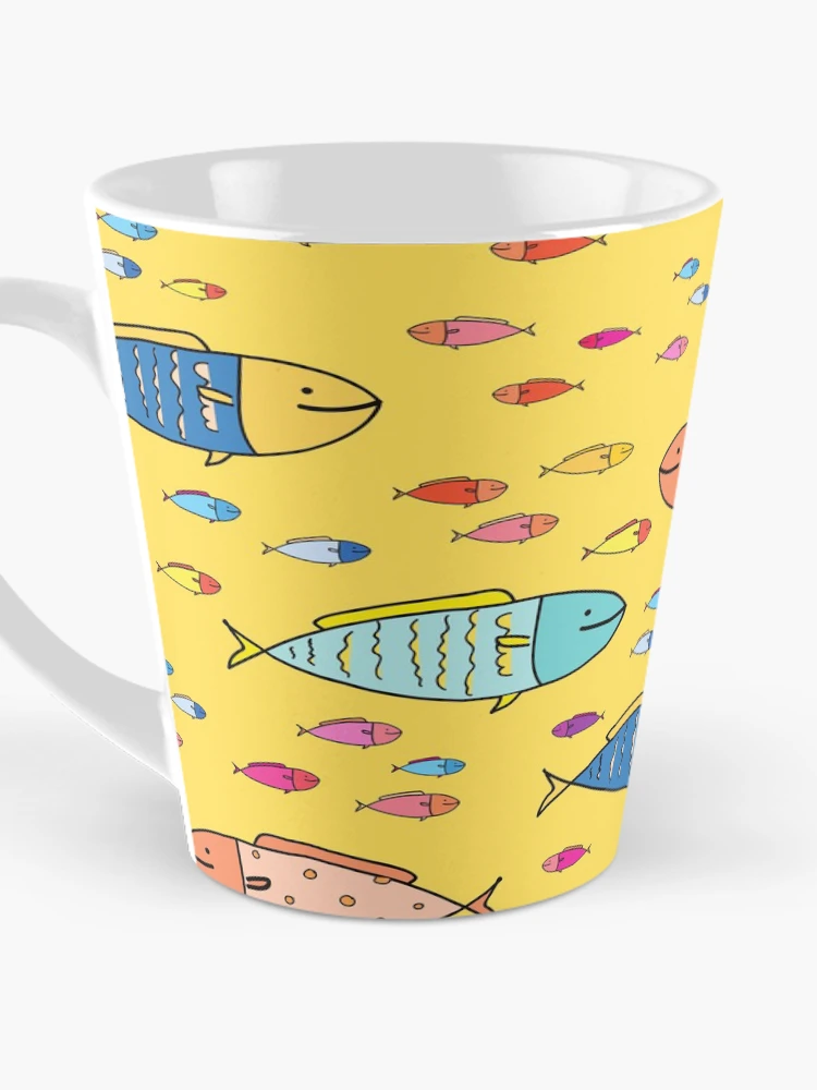 Thumbnail 3 of 4, Coffee Mug, Summer Fish Pattern Design designed and sold by Youpattern.